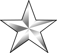 one silver star