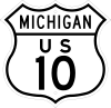 US 10 route marker