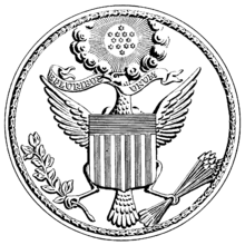 The Great Seal of the United States of America during the American Civil War