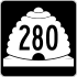 State Route 280 marker