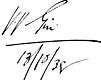 Varahagiri Venkatagiri Signature in English