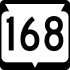 State Trunk Highway 168 marker