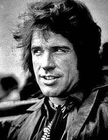 Publicity photo of Warren Beatty for film Shampoo.