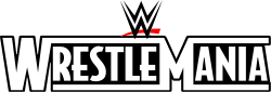 The official WrestleMania logo