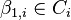 \beta_{1,i}\in C_i