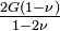 \tfrac{2G(1-\nu)}{1-2\nu} 