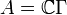 A=\mathbb{C}\Gamma